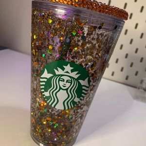 Bling Starbucks snow globe tumbler Halloween 🎃